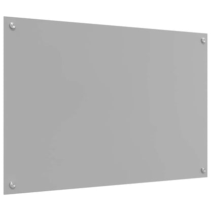 Kitchen Backsplash Light grey 90 x 60 x 0.6 cm Tempered Glass