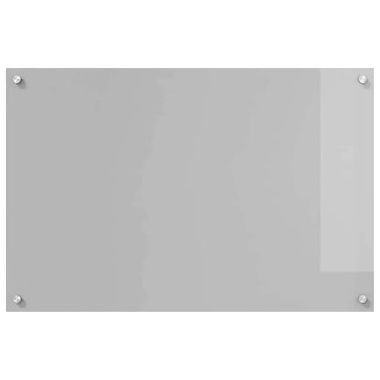 Kitchen Backsplash Light grey 90 x 60 x 0.6 cm Tempered Glass