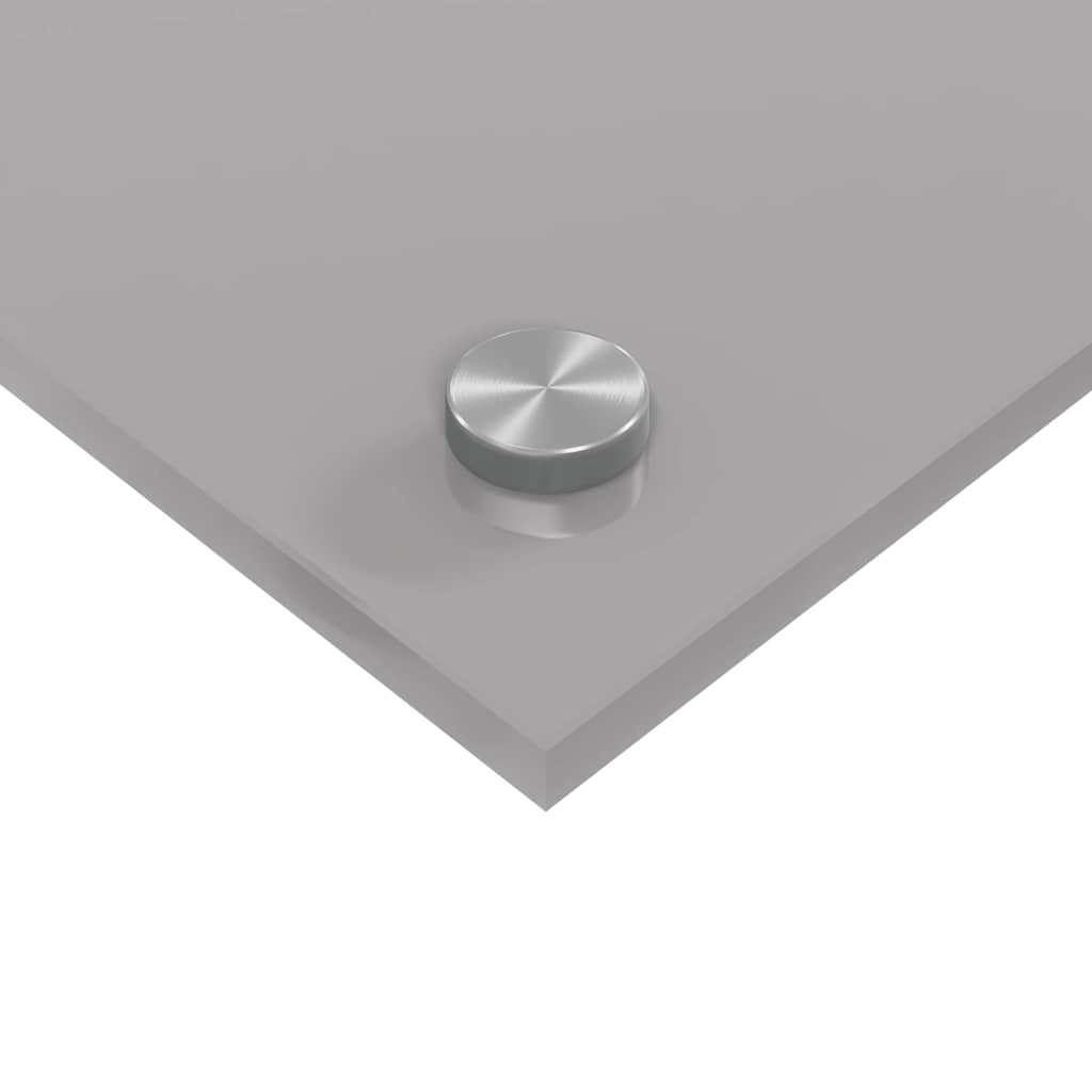 Kitchen Backsplash Light grey 100 x 40 x 0.6 cm Tempered Glass