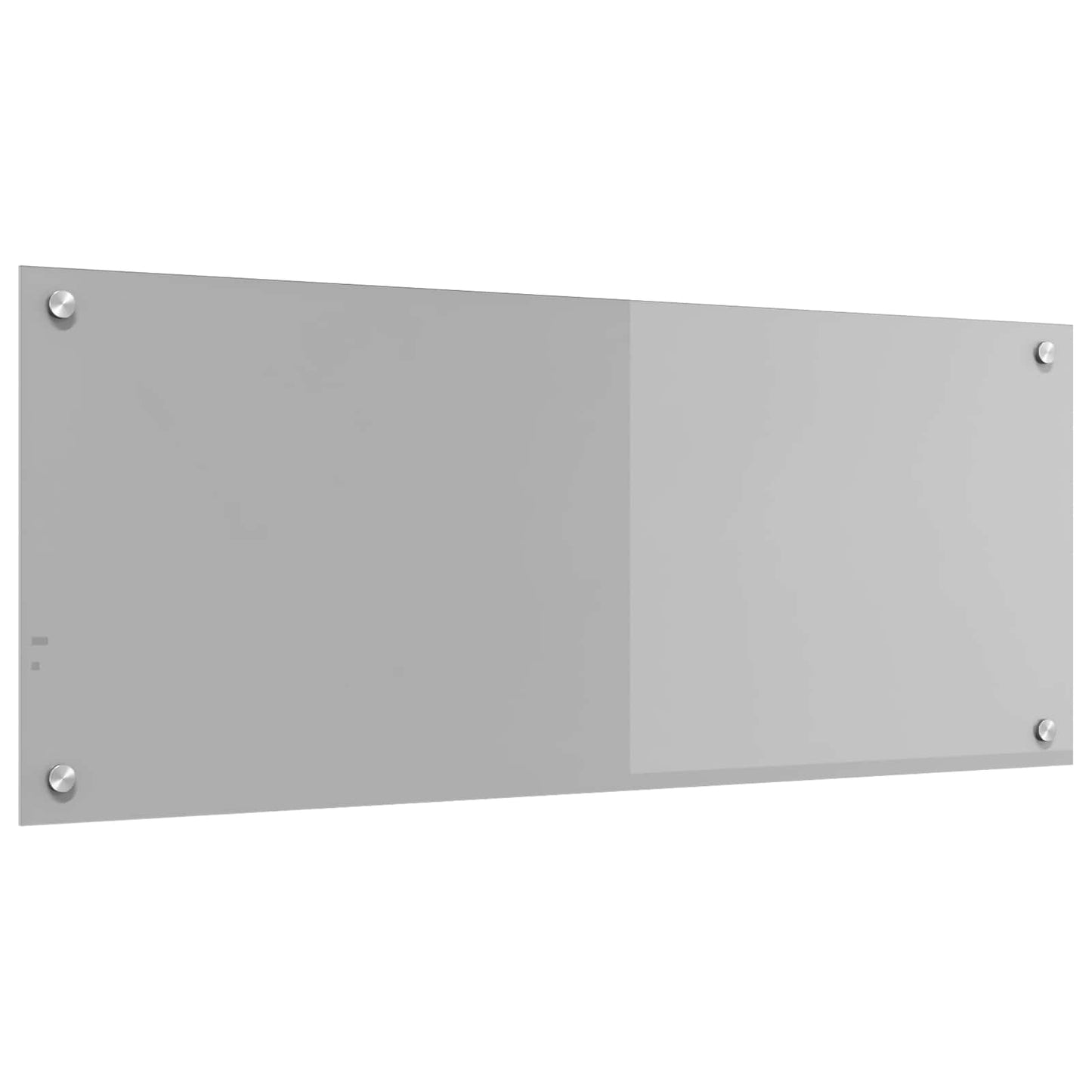 Kitchen Backsplash Light Grey 100 x 40 cm Tempered Glass