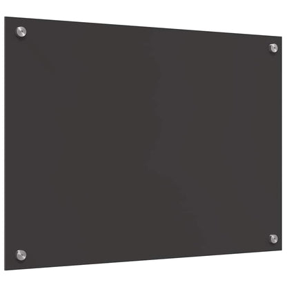 Kitchen Backsplash Dark grey 70 x 50 x 0.6 cm Tempered Glass