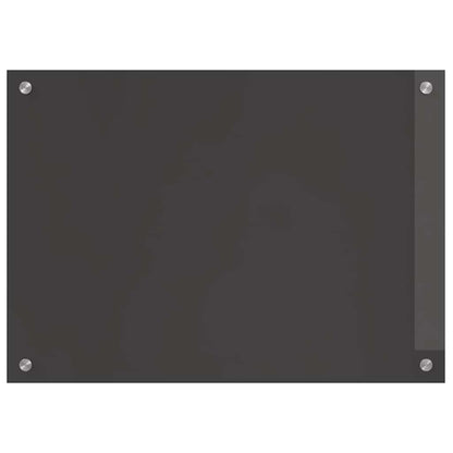 Kitchen Backsplash Dark grey 70 x 50 x 0.6 cm Tempered Glass