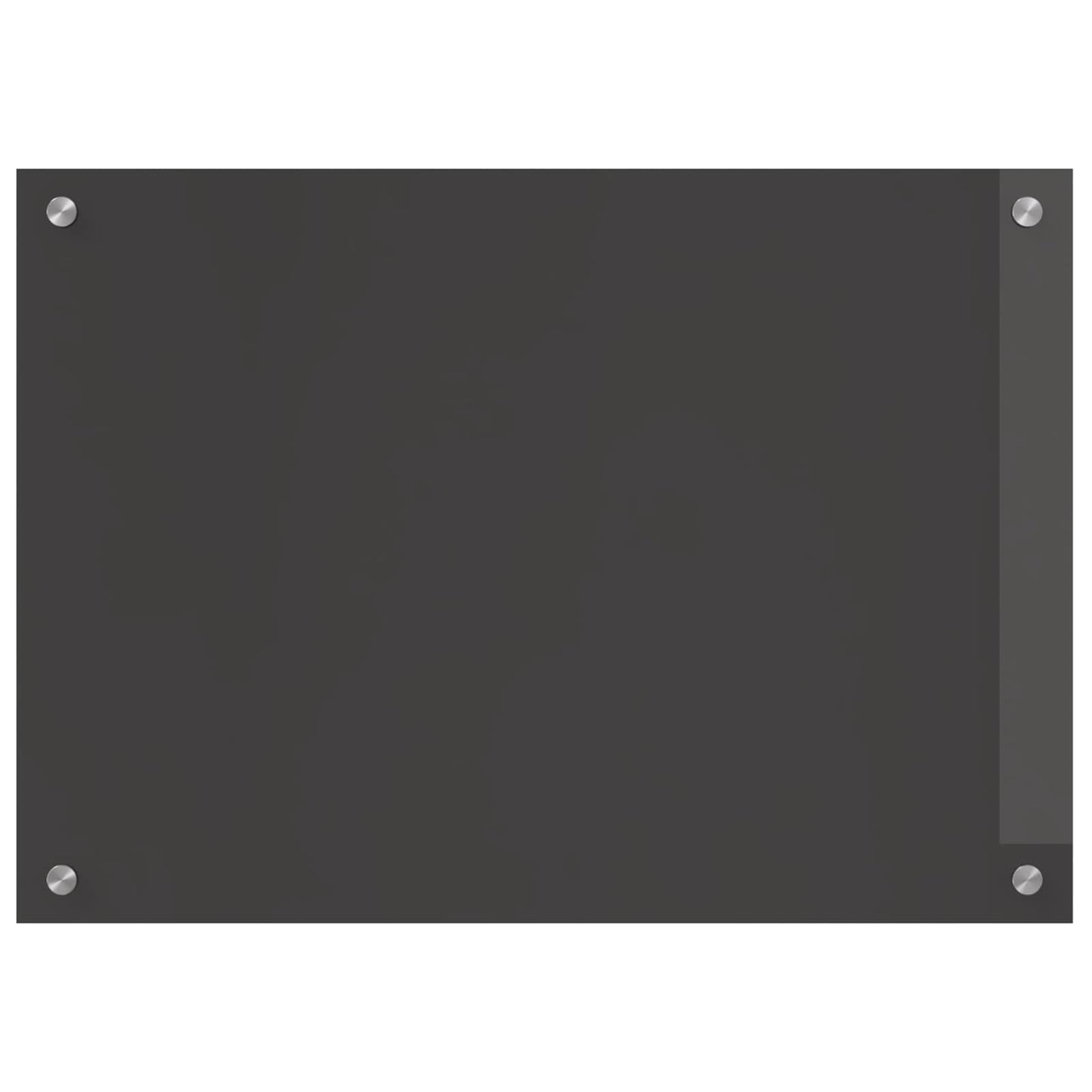 Kitchen Backsplash Dark Grey 70 x 50 cm Tempered Glass