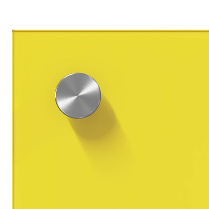 Kitchen Backsplash Yellow 70 x 60 x 0.6 cm Tempered Glass