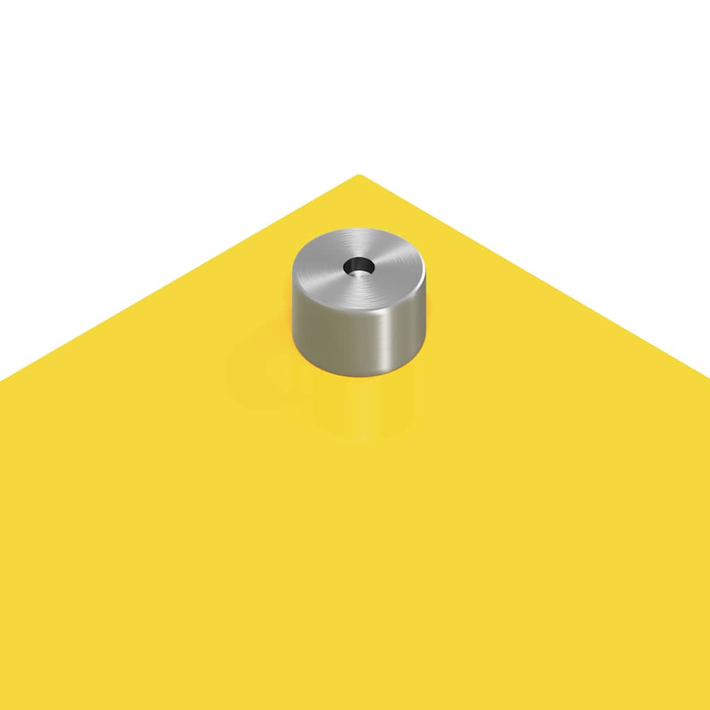 Kitchen Backsplash Yellow 80 x 50 x 0.6 cm Tempered Glass