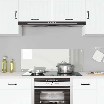 Kitchen Backsplash Transparent 110 x 40 x 0.6 cm Tempered Glass