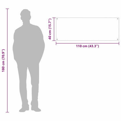 Kitchen Backsplash Transparent 110 x 40 x 0.6 cm Tempered Glass