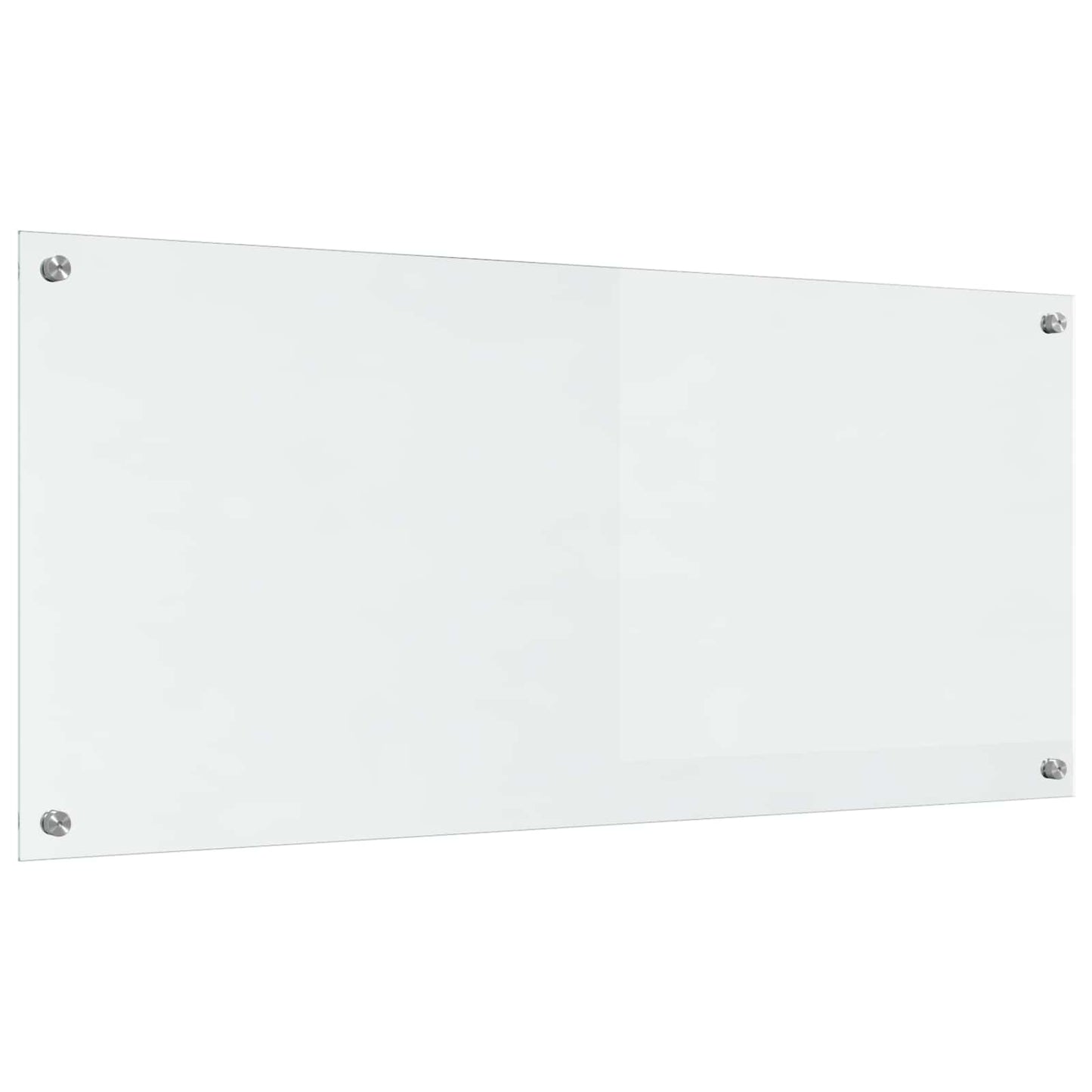 Kitchen Backsplash Transparent 110 x 50 cm Tempered Glass