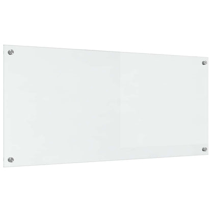 Kitchen Backsplash Transparent 110 x 50 cm Tempered Glass