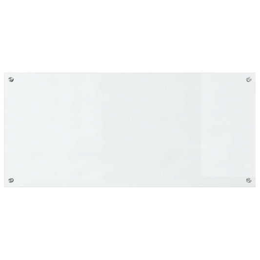 Kitchen Backsplash Transparent 110 x 50 cm Tempered Glass