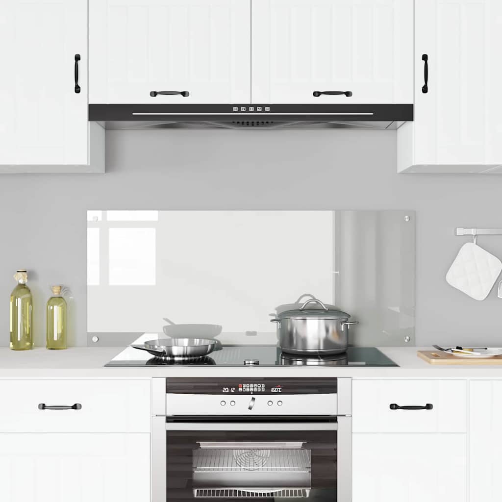 Kitchen Backsplash Transparent 120 x 50 cm Tempered Glass