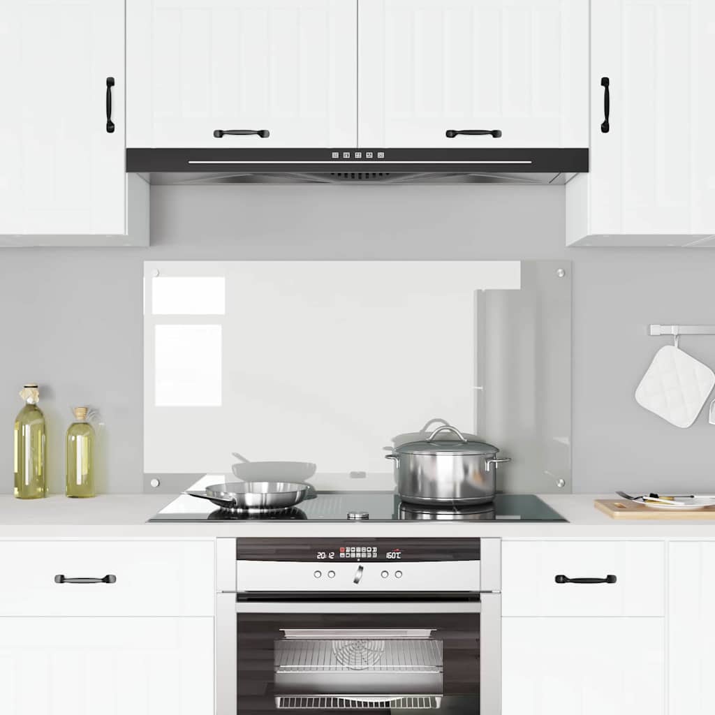 Kitchen Backsplash Transparent 120 x 60 cm Tempered Glass