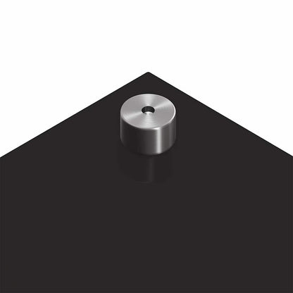 Kitchen Backsplash Black 110 x 60 x 0.6 cm Tempered Glass