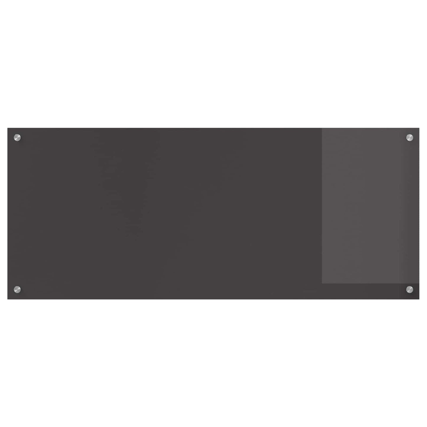 Kitchen Backsplash Dark Grey 120 x 50 cm Tempered Glass