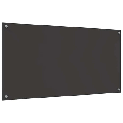 Kitchen Backsplash Dark grey 120 x 60 x 0.6 cm Tempered Glass