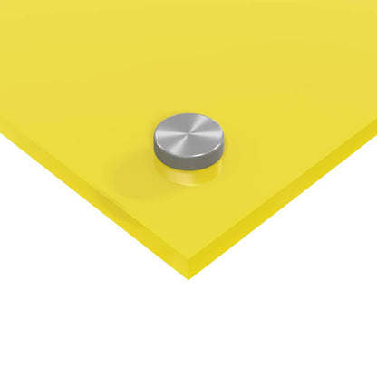 Kitchen Backsplash Yellow 120 x 60 x 0.6 cm Tempered Glass