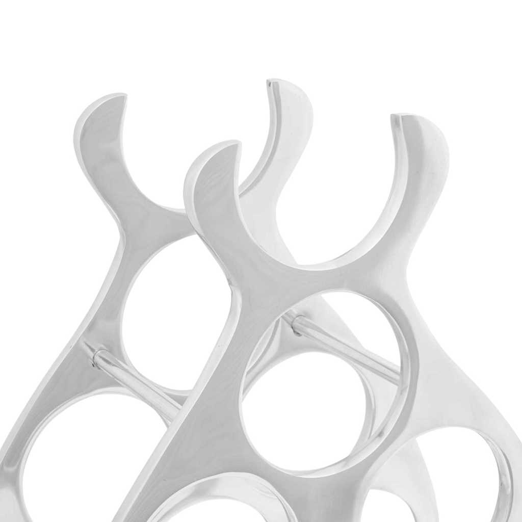 Wine Rack Aluminium Silver