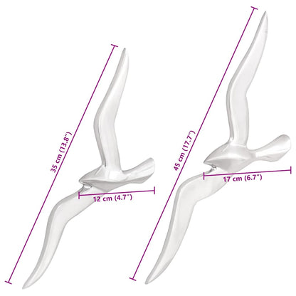 Seagull 2 pcs Silver Aluminium