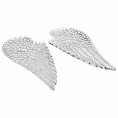 Fruit Basket 2 pcs Silver 40 x 18 x 2.5 cm Aluminium