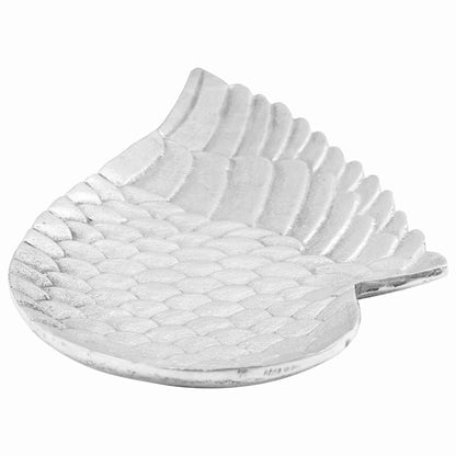 Fruit Basket 2 pcs Silver 40 x 18 x 2.5 cm Aluminium