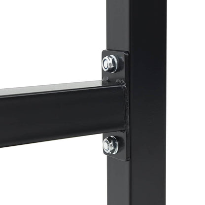 Dip Station Black 103.5 x 66.5 x 121.5 cm Powder-Coated Steel