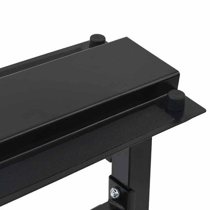 Dumbbell Rack Black 99 x 45 x 95.5 cm Powder-Coated Steel