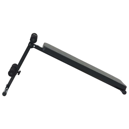 Sit Up Bench Black 124 x 33.5 x 55 cm Powder-Coated Steel