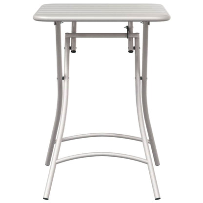 Bistro Table Beige 55 x 55 x 72.5 cm Powder-coated Steel