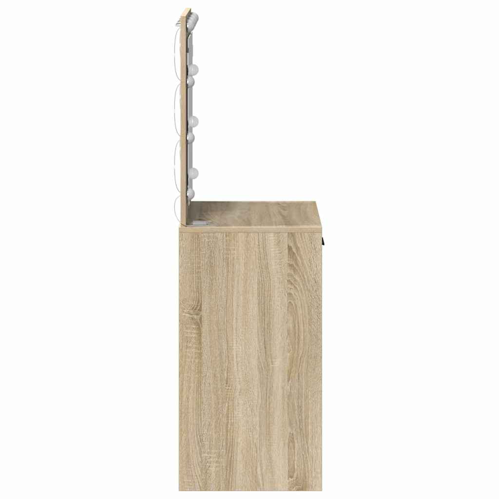 Dressing Table Sonoma Oak 50 x 41 x 135 cm Engineered Wood