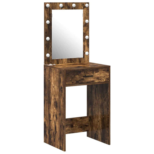 Dressing Table Smoked Oak 50 x 41 x 135 cm Engineered Wood