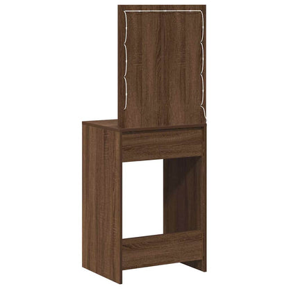 Dressing Table Brown Oak 50 x 41 x 135 cm Engineered Wood