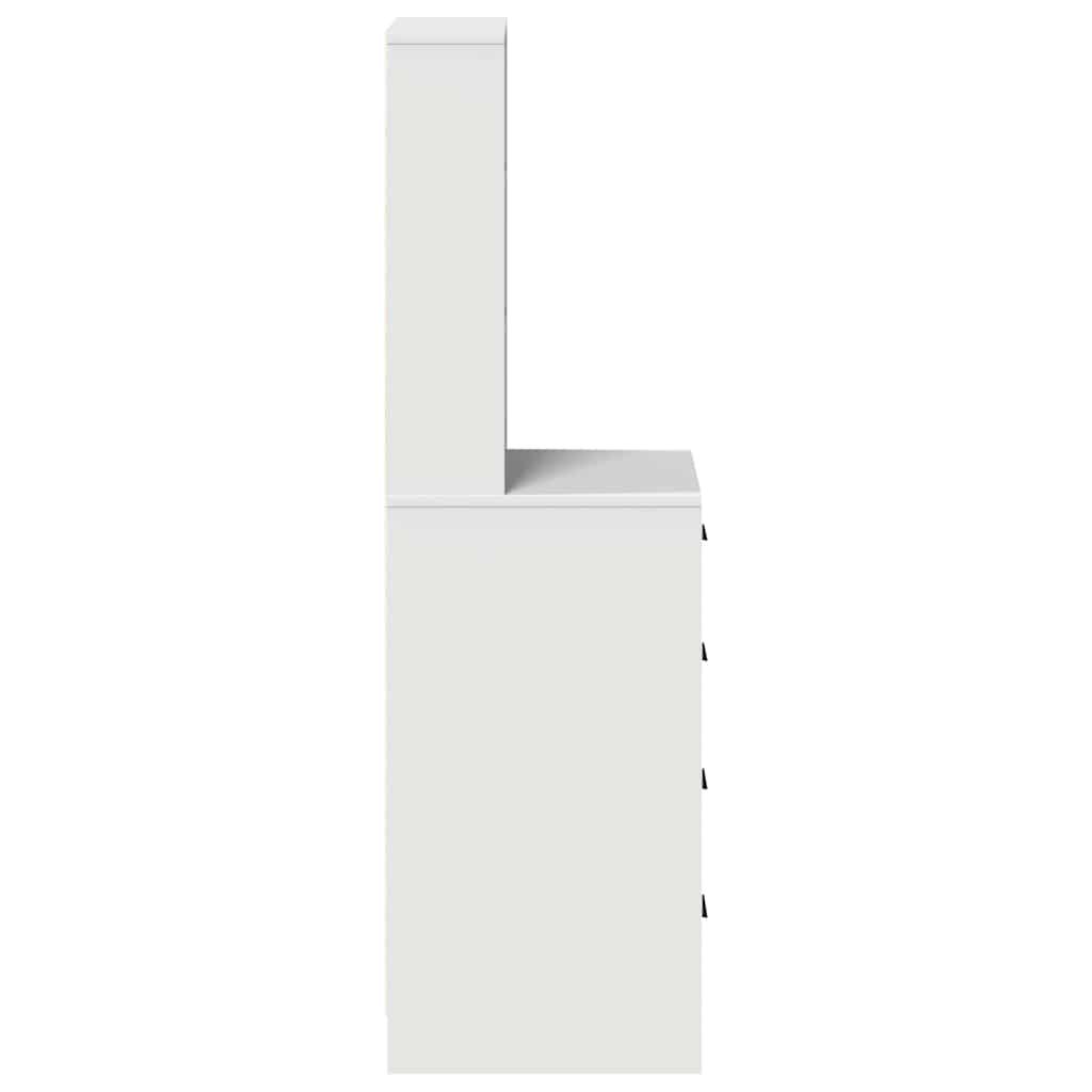 Highboard with Drawer White 40 x 41 x 135 cm Engineered wood