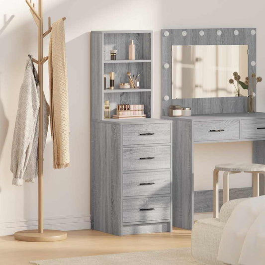 Highboard Grey sonoma 40 x 41 x 135 cm Engineered Wood