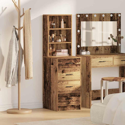Highboard with Drawer Old wood 40 x 41 x 135 cm Engineered wood