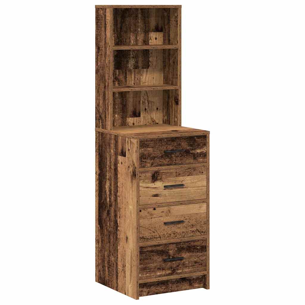 Highboard with Drawer Old wood 40 x 41 x 135 cm Engineered wood