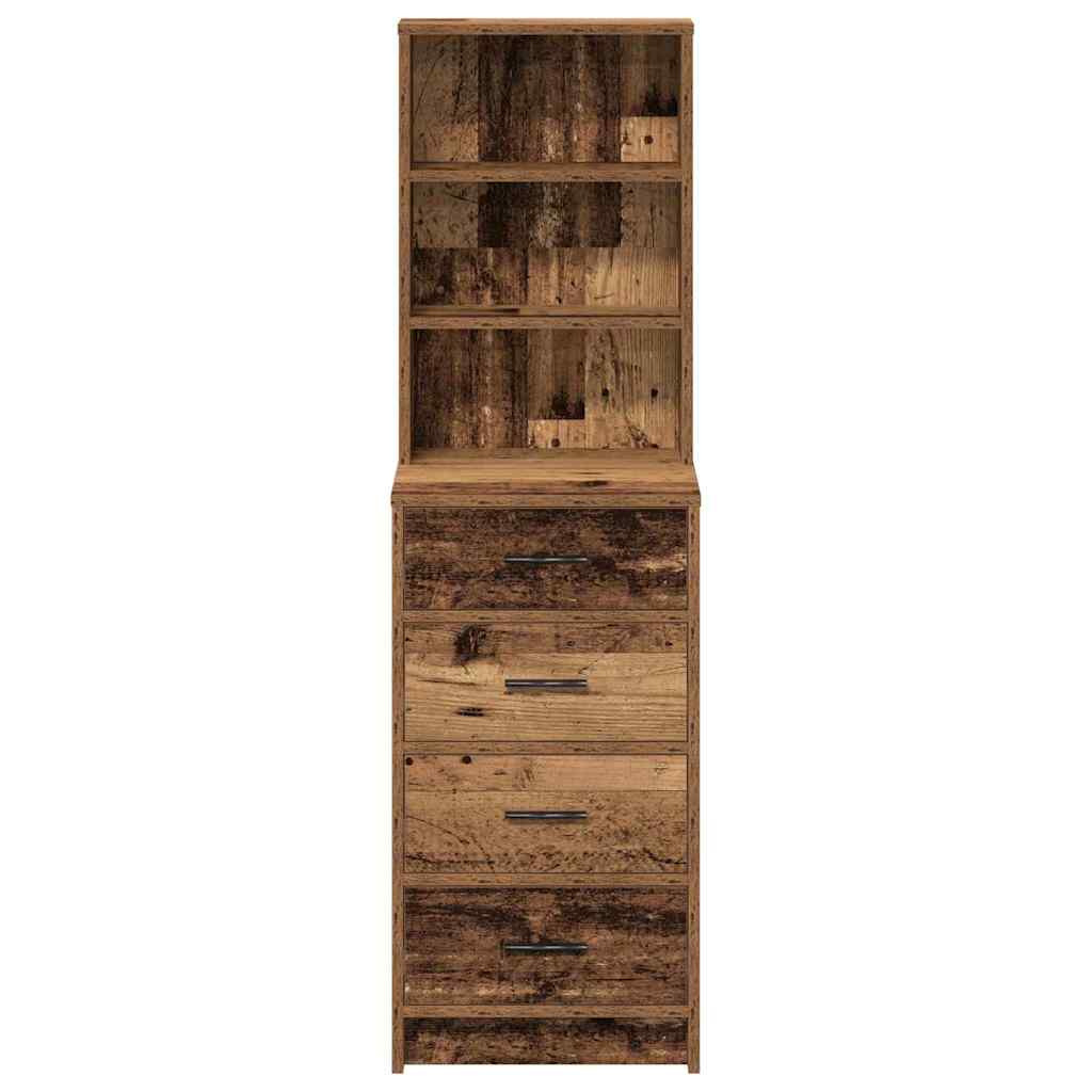 Highboard with Drawer Old wood 40 x 41 x 135 cm Engineered wood