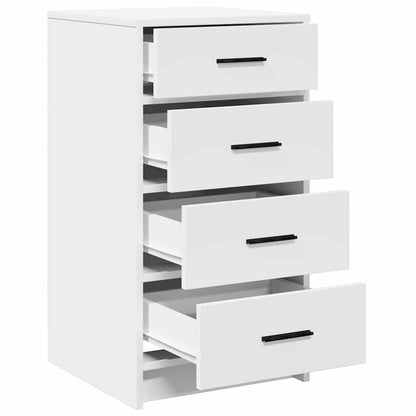 Sideboard with Drawer White 40 x 41 x 75 cm Engineered wood