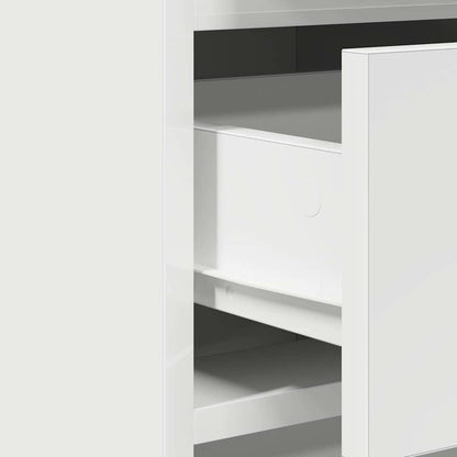 Sideboard with Drawer White 40 x 40.5 x 75 cm Engineered wood