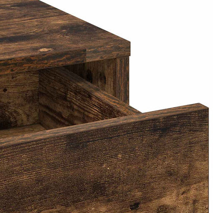 Highboard Smoked Oak 40 x 40.5 x 135 cm Engineered Wood
