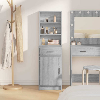 Highboard Grey Sonoma 40 x 40.5 x 135 cm Engineered Wood