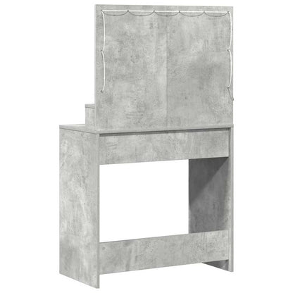 Dressing Table Concrete Grey 79 x 41 x 135 cm Engineered Wood