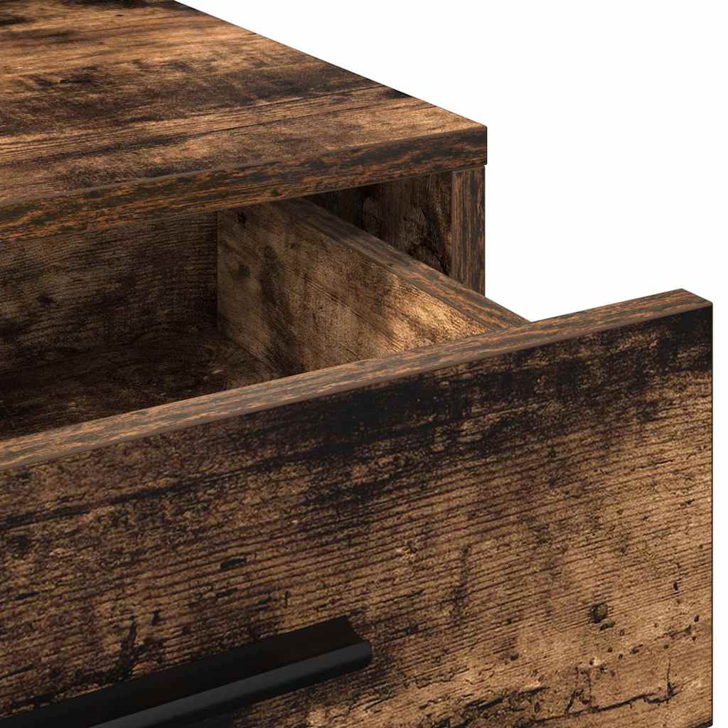 Dressing Table Smoked Oak 79 x 41 x 135 cm Engineered Wood