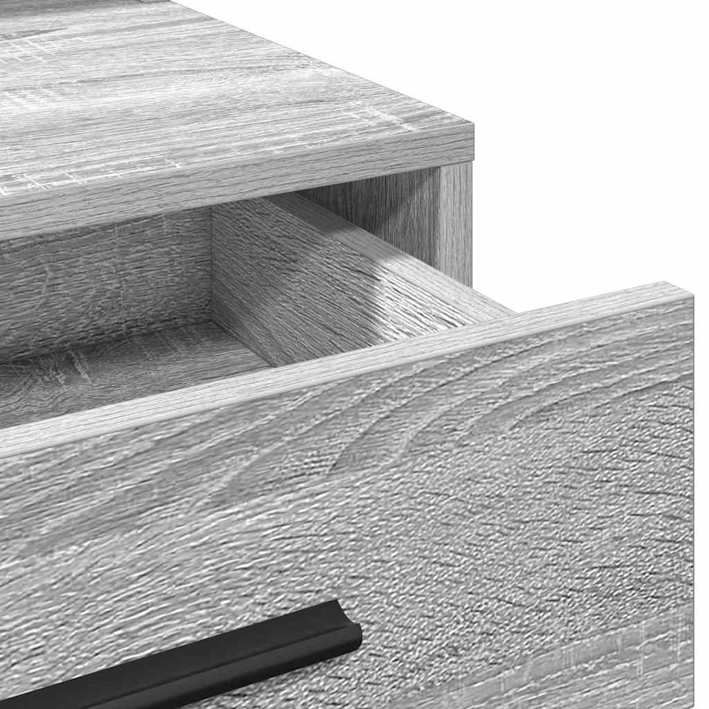 Dressing Table Grey Sonoma 79 x 41 x 135 cm Engineered Wood