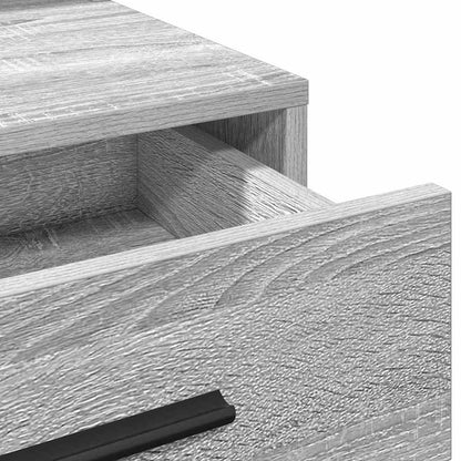 Dressing Table Grey Sonoma 79 x 41 x 135 cm Engineered Wood