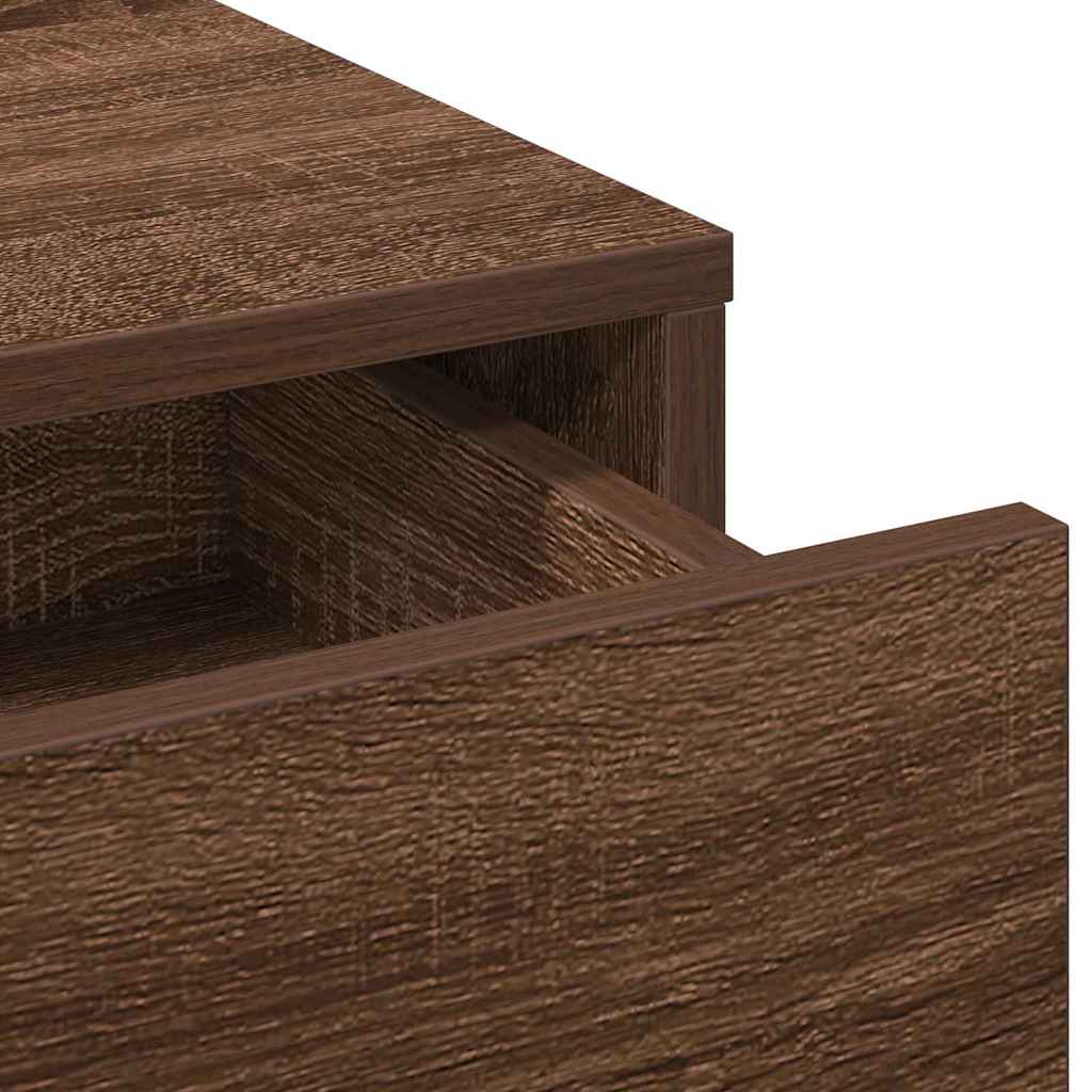 Dressing Table Brown Oak 50 x 41 x 135 cm Engineered Wood