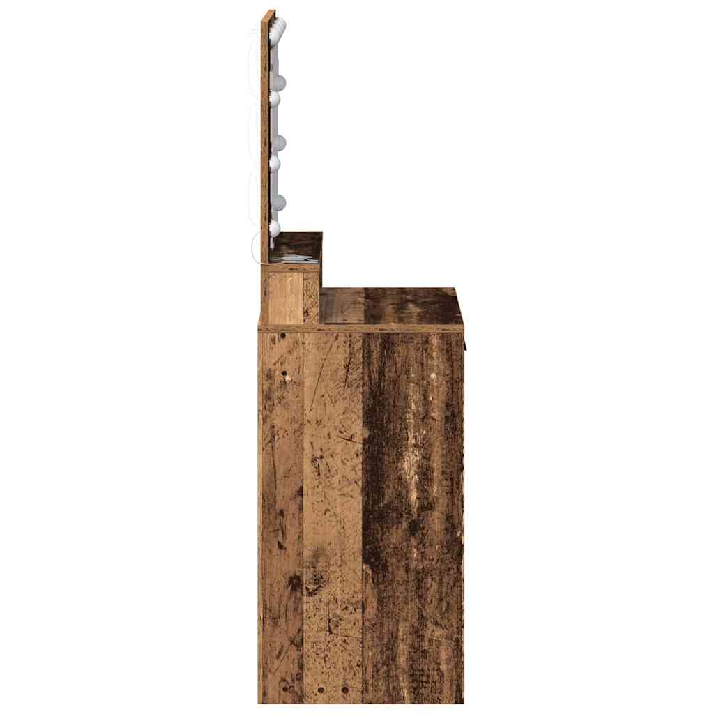 Dressing Table Old Wood 50 x 41 x 135 cm Engineered Wood