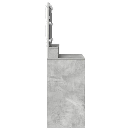 Dressing Table Concrete Grey 100 x 41 x 135 cm Engineered Wood