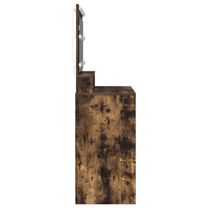 Dressing Table Smoked Oak 100 x 41 x 135 cm Engineered Wood