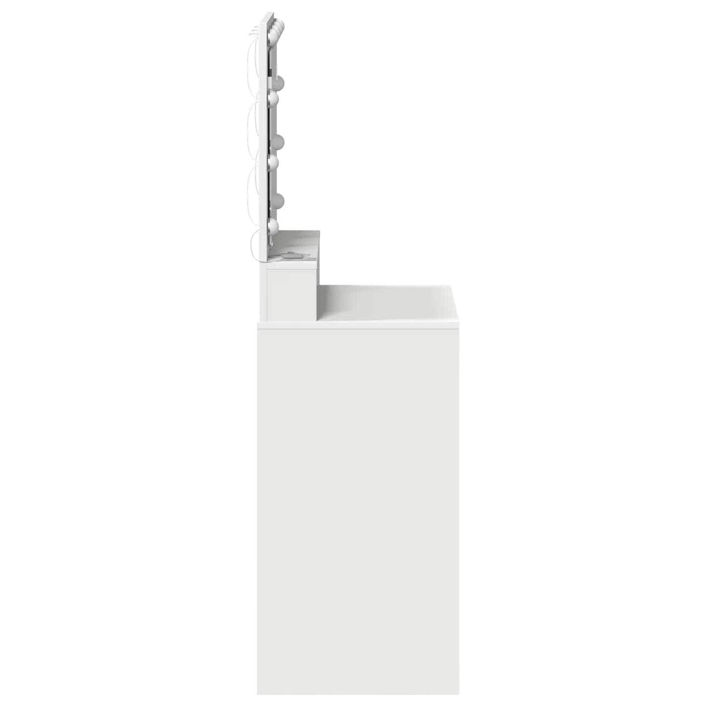 Dressing Table White 50 x 41 x 135 cm Engineered Wood