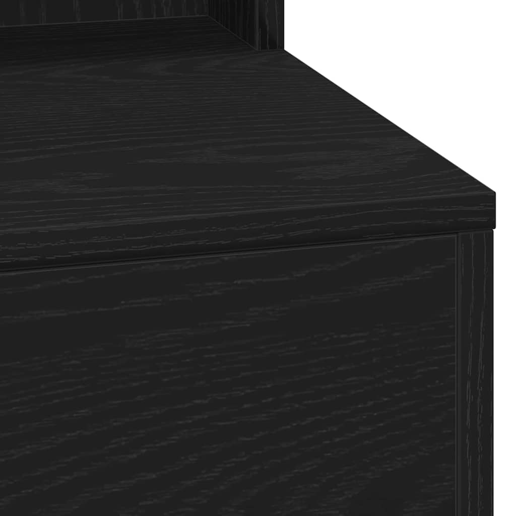 Dressing Table Black Oak 50 x 41 x 135 cm Engineered Wood